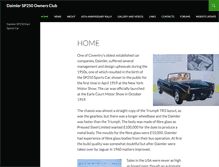 Tablet Screenshot of daimlersp250dartownersclub.com